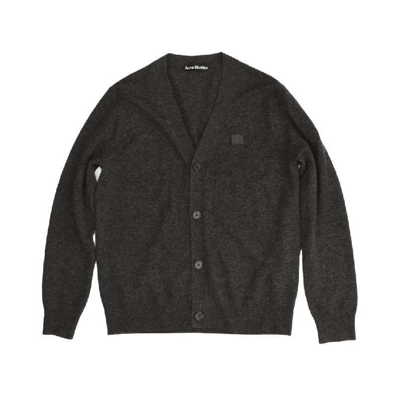 Acne Cardigan - Women's XS Plaid Cardigan Polka Dot Checkered