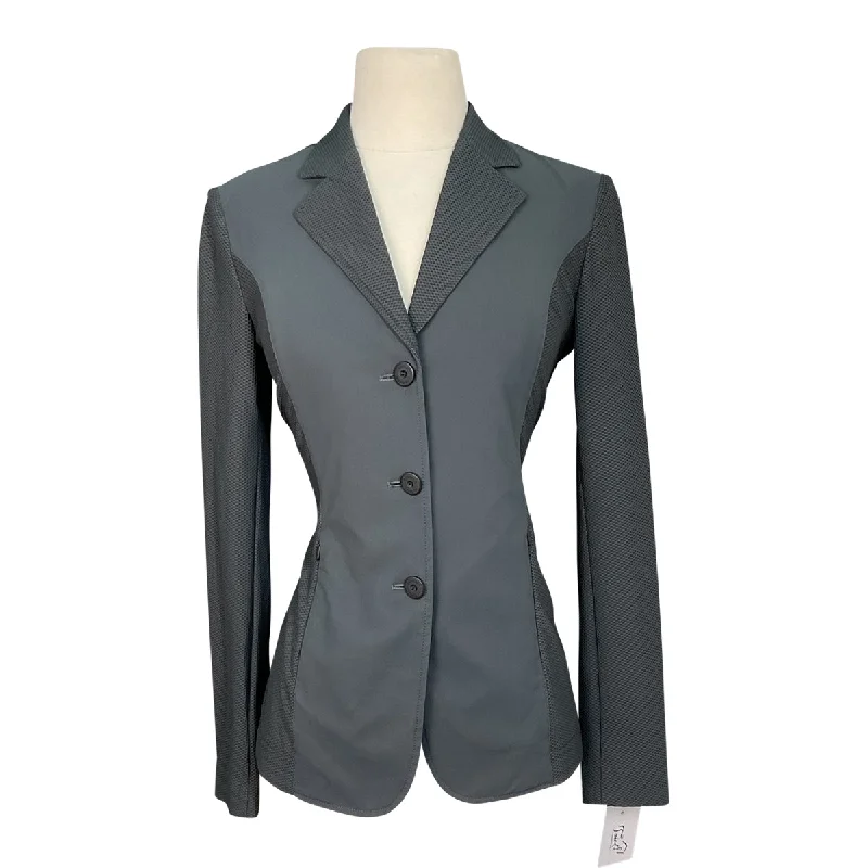 RJ Classics 'Harmony' Mesh Show Jacket in Grey - Women's 4S One-Shoulder Jacket Off-the-Shoulder Jacket Asymmetrical Jacket RJ Classics 'Harmony' Mesh Show Jacket in Grey - Women's 4S One-Shoulder Jacket Off-the-Shoulder Jacket Asymmetrical Jacket