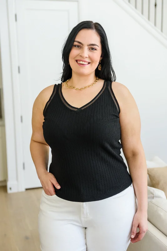 I’ve found Paris-dise Tank In Black loose fit tank