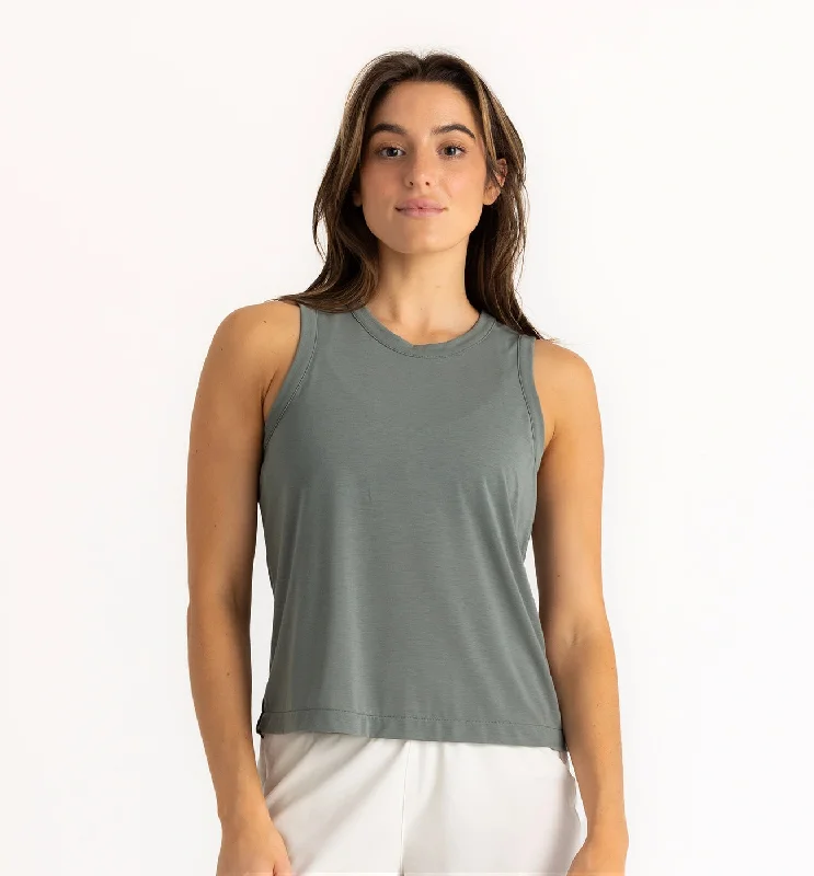 Free Fly Women's Elevate Lightweight Tank mesh tank top