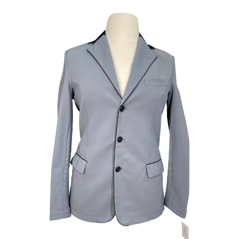 Cavalleria Toscana GP Perforated Competition Jacket in Grey - Women's IT 48 (US 16) Oversized Jacket Tailored Jacket Straight Jacket Cavalleria Toscana GP Perforated Competition Jacket in Grey - Women's IT 48 (US 16) Oversized Jacket Tailored Jacket Straight Jacket