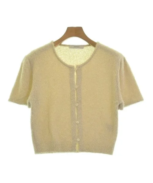 AMOMENTO Cardigans Crew Neck V-Neck Turtle Neck