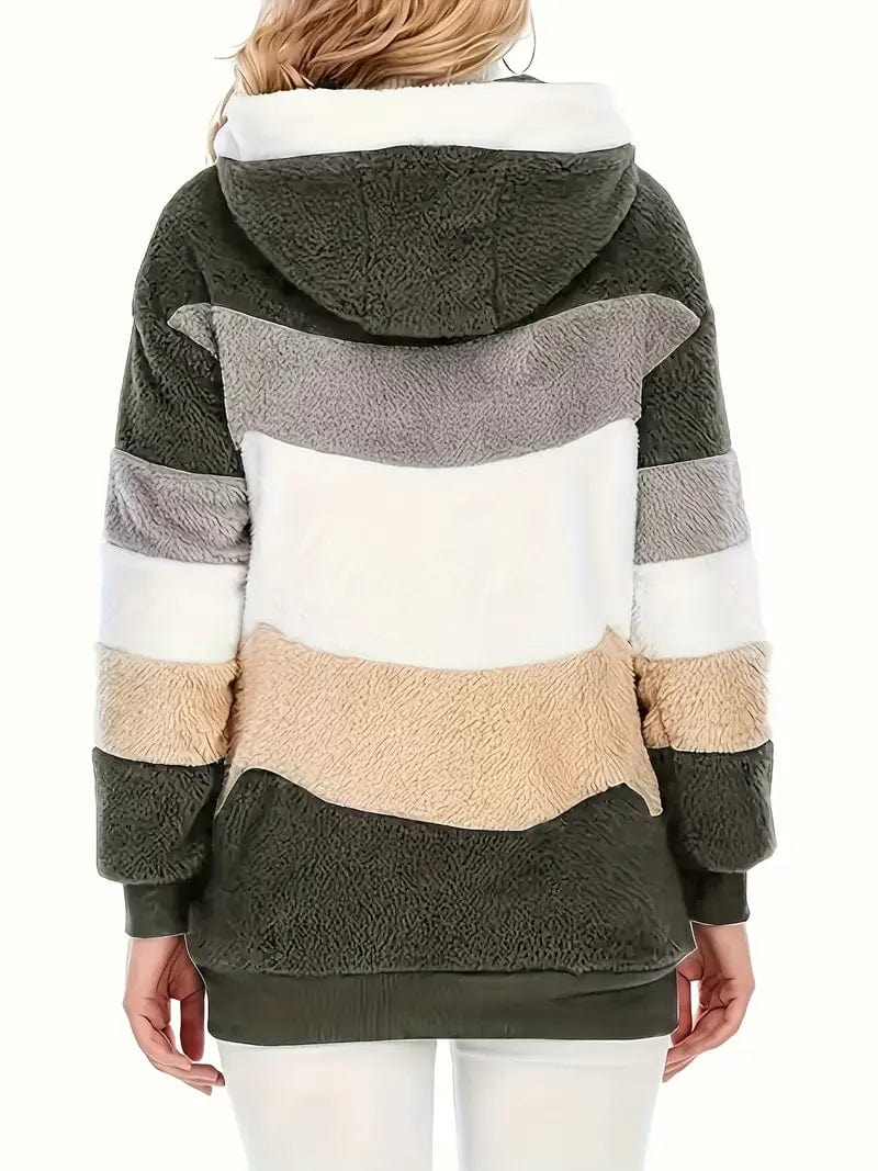 Stylish Tie-Dye Hooded Cardigan Anti-Pilling Anti-Shrink Durable