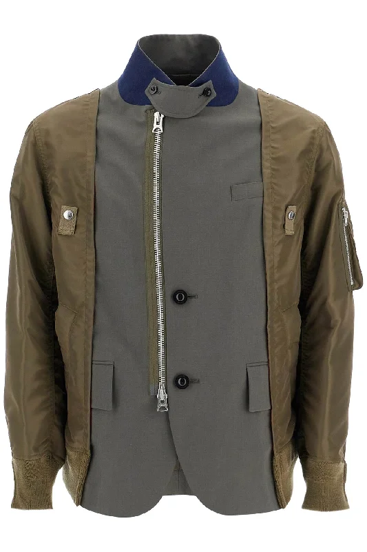 Hybrid Nylon And Wool Blend Jacket. Herringbone Jacket Houndstooth Jacket Plaid Jacket Hybrid Nylon And Wool Blend Jacket. Herringbone Jacket Houndstooth Jacket Plaid Jacket