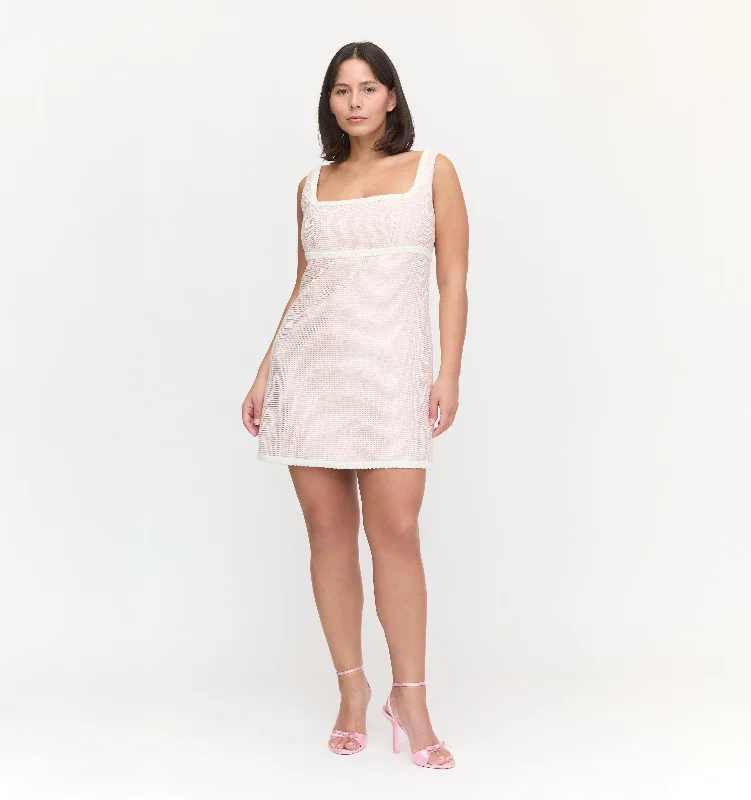 The Bennett Dress - Rose Tweed