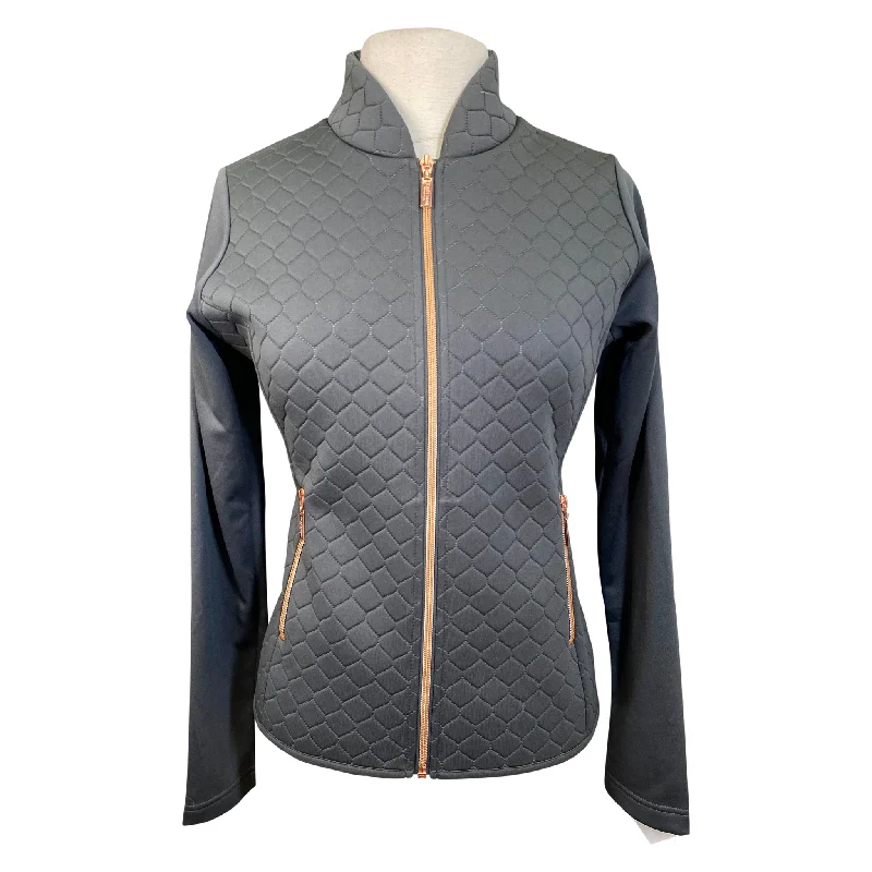 Equestrian Stockholm 'Next Generation' Jacket in Graphite/Rose Gold - Women's XL Denim Jacket Leather Jacket Suede Jacket Equestrian Stockholm 'Next Generation' Jacket in Graphite/Rose Gold - Women's XL Denim Jacket Leather Jacket Suede Jacket
