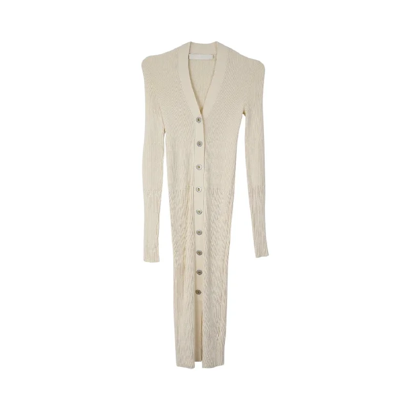 Dion Lee Buttondown Cardigan Dress - Women's XS Button Cardigan Zip Cardigan Pullover Cardigan