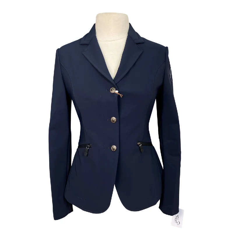 Vestrum 'Montevideo' Competition Jacket in Navy - Women's IT 40/US 6 Satin Jacket Silk Jacket Chiffon Jacket Vestrum 'Montevideo' Competition Jacket in Navy - Women's IT 40/US 6 Satin Jacket Silk Jacket Chiffon Jacket
