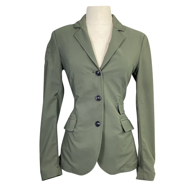 Cavalleria Toscana Competition Jacket in Olive - Women's 10 Tailored Jacket Straight Jacket A-Line Jacket Cavalleria Toscana Competition Jacket in Olive - Women's 10 Tailored Jacket Straight Jacket A-Line Jacket