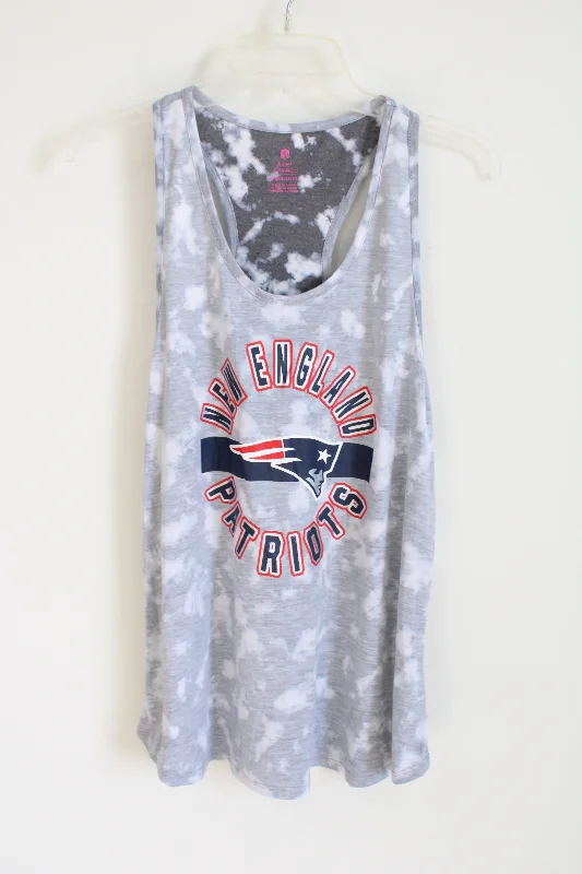 NEW NFL Teens Apparel New England Patriots Gray Soft Tank | L strappy tank top
