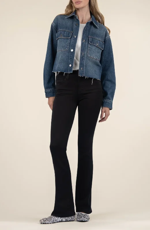 Kut From The Kloth - Lana Jacket Herringbone Jacket Houndstooth Jacket Plaid Jacket