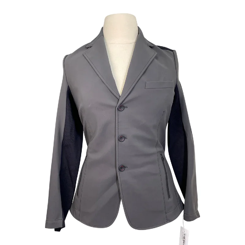 Cavalleria Toscana Tech Zip Knit Show Jacket in Black/Grey - Women's IT 48 (US 16) Appliqued Jacket Beaded Jacket Sequined Jacket Cavalleria Toscana Tech Zip Knit Show Jacket in Black/Grey - Women's IT 48 (US 16) Appliqued Jacket Beaded Jacket Sequined Jacket