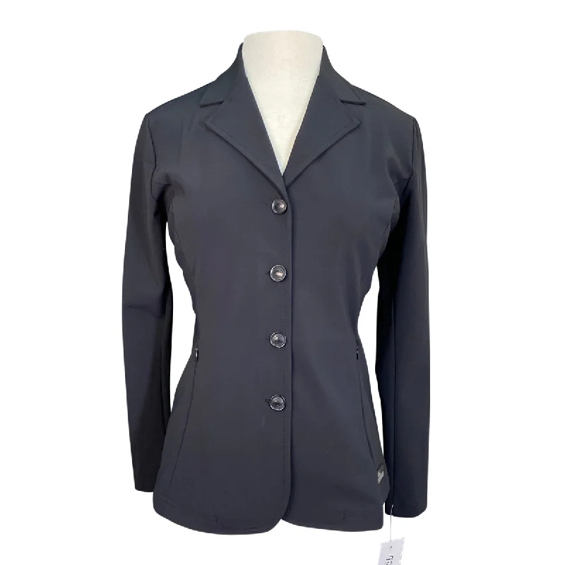 Grand Prix 'Quinn' TK Competition Jacket in Black - Women's 16R (US 10R) A-Line Jacket Boat Neck Shawl Collar Grand Prix 'Quinn' TK Competition Jacket in Black - Women's 16R (US 10R) A-Line Jacket Boat Neck Shawl Collar