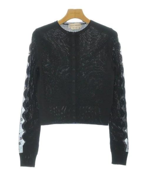 ALEXANDER MCQUEEN Cardigans Silk Blend Satin Velvet