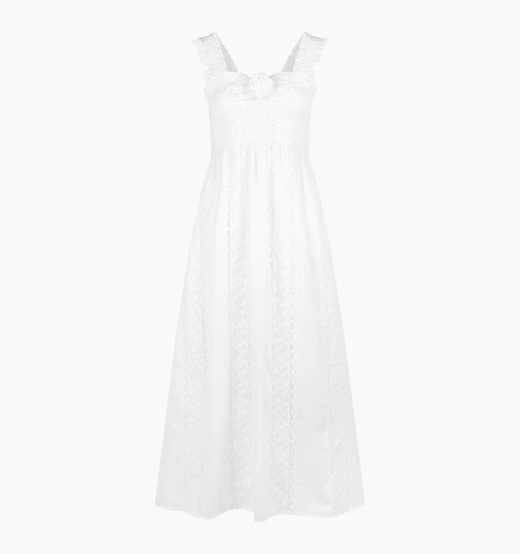 White Voile Broderie