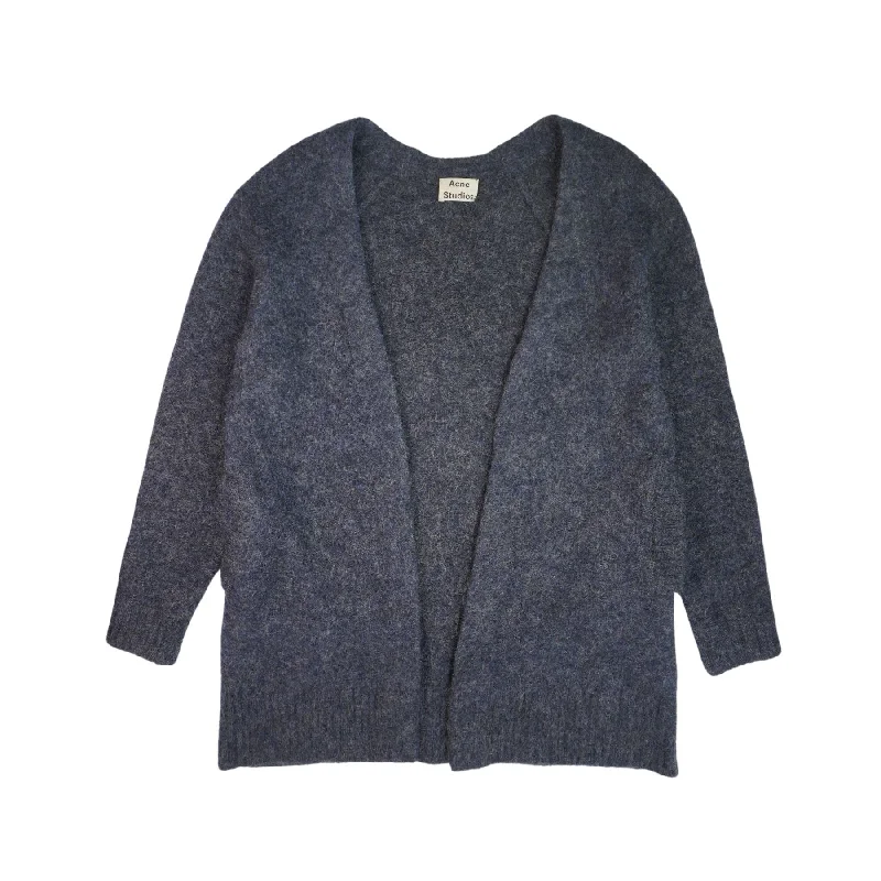 Acne Studios Cardigan - Women's S Striped Floral Plaid