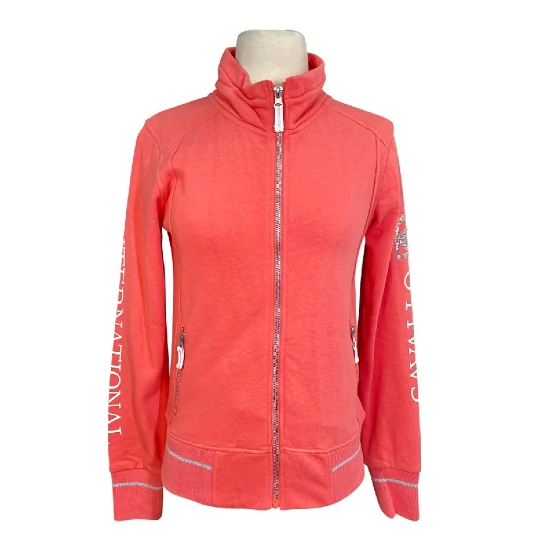 Cavallo 'Mona' Zip Up Jacket in Hot Coral - Women's Small Insulated Jacket Fitted Jacket Loose Jacket Cavallo 'Mona' Zip Up Jacket in Hot Coral - Women's Small Insulated Jacket Fitted Jacket Loose Jacket
