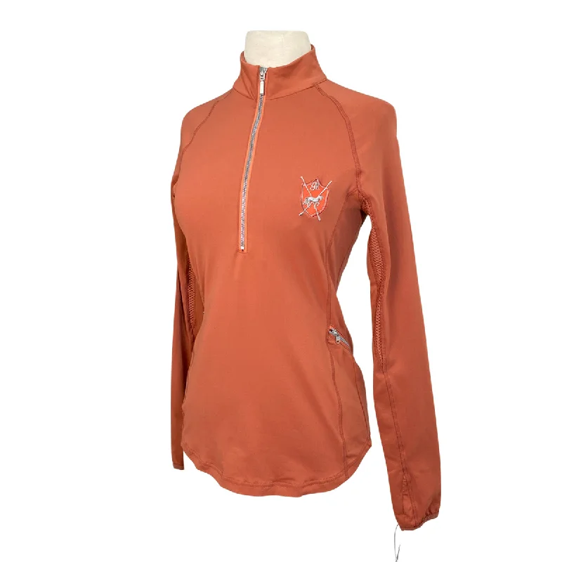 Goode Rider 'Sport-Tek' 1/2 Zip Jacket in Coral - Women's XS Cardigan Sweater Pullover Goode Rider 'Sport-Tek' 1/2 Zip Jacket in Coral - Women's XS Cardigan Sweater Pullover