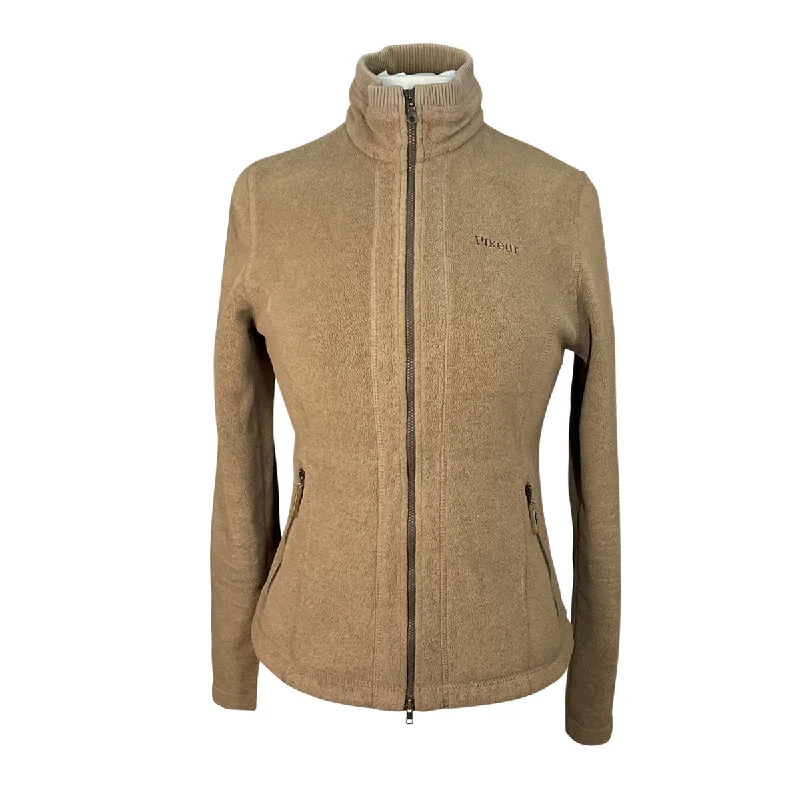 Pikeur Fleece Jacket in Beige - Women's Small Fleece Jacket Down Jacket Parka