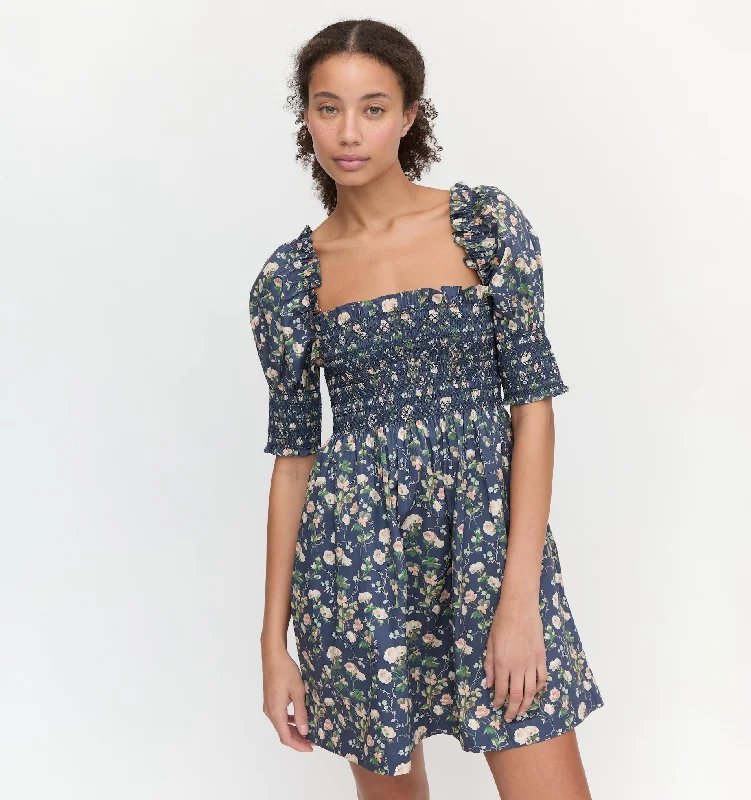 The Lila Nap Dress - Navy Bluebonnet