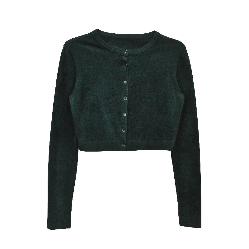 Alaia Cropped Cardigan - Women's 40 Long Cardigan Short Cardigan Medium Cardigan