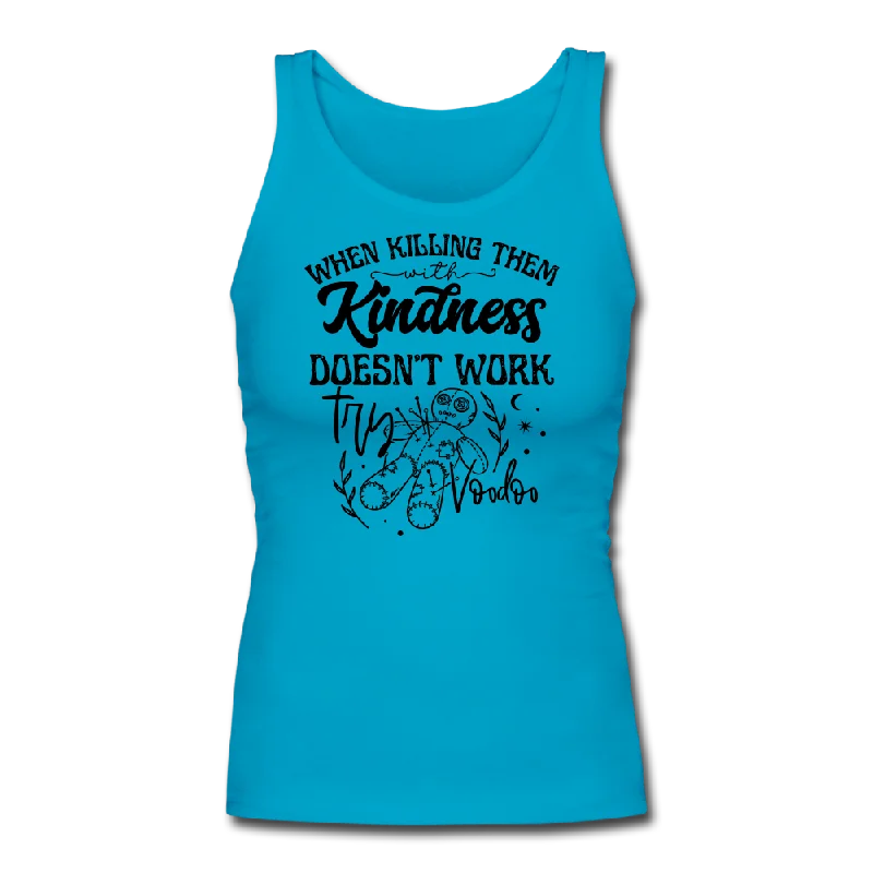 Try Voodoo - Women's Longer Length Fitted Tank chic tank top