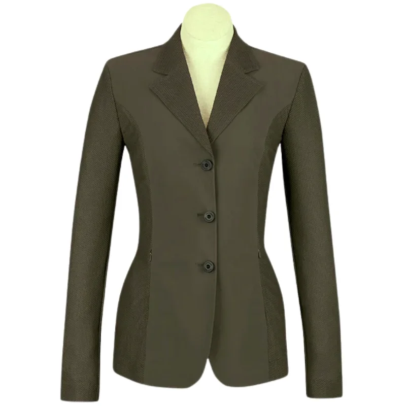 RJ Classics 'Harmony' Mesh Show Jacket in Olive Branch - Women's 0L Knit Jacket Woven Jacket Fleece Jacket RJ Classics 'Harmony' Mesh Show Jacket in Olive Branch - Women's 0L Knit Jacket Woven Jacket Fleece Jacket