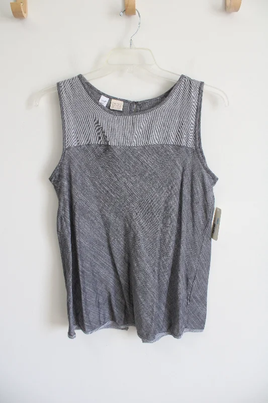 NEW Canyon River Blues Striped Gray Tank | L beige tank top