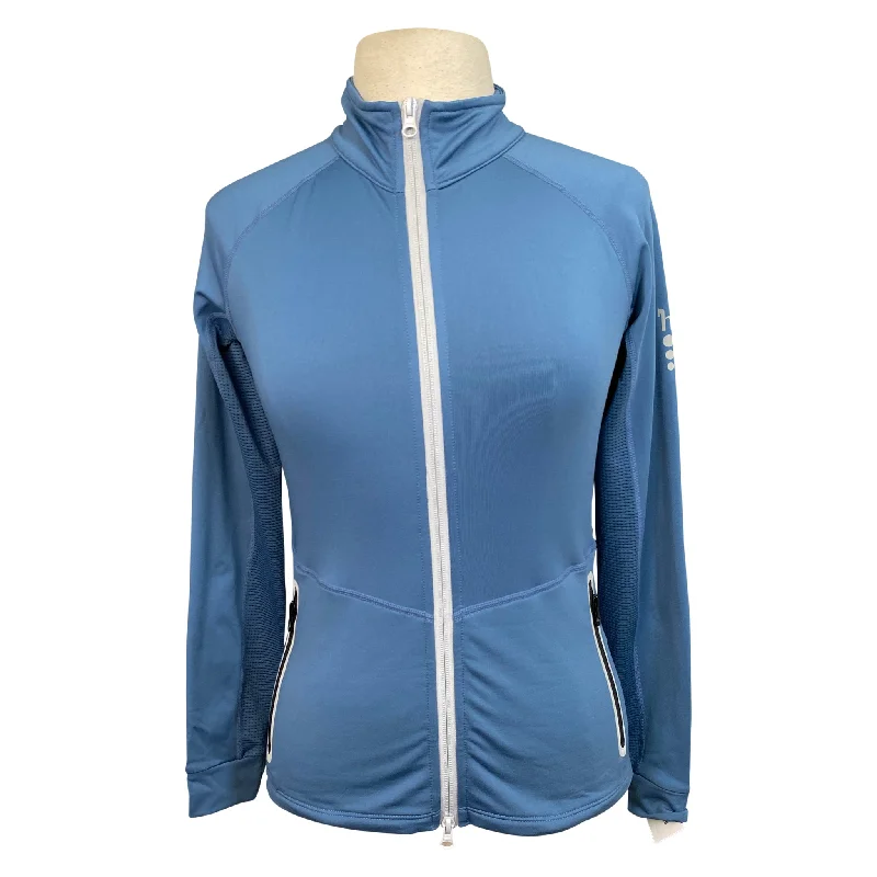 Horze 'Vera' Sweat Jacket in Coronet Blue - Women's 8 (Medium) Denim Jacket Leather Jacket Suede Jacket Horze 'Vera' Sweat Jacket in Coronet Blue - Women's 8 (Medium) Denim Jacket Leather Jacket Suede Jacket
