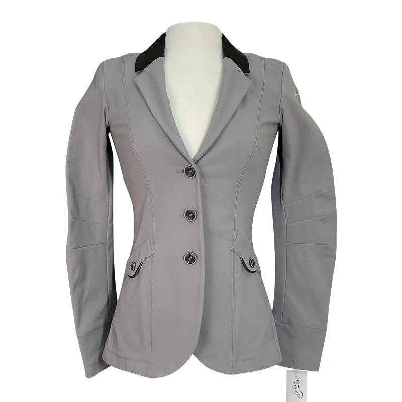 Horse Pilot 'Hunt' Show Jacket in Grey - Women's FR 38 (US 8) Wool Jacket Cashmere Jacket Tweed Jacket Horse Pilot 'Hunt' Show Jacket in Grey - Women's FR 38 (US 8) Wool Jacket Cashmere Jacket Tweed Jacket
