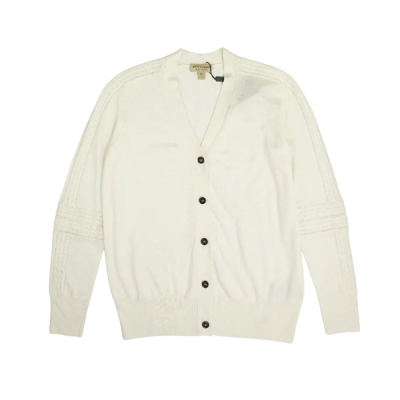 Burberry Cardigan - Women's S Hooded Caped Shawl Collar