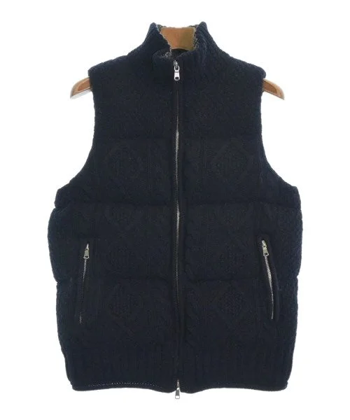 BLUE WORK Down jackets/Vests V-Neck Jacket Boat Neck Jacket Square Neck Jacket