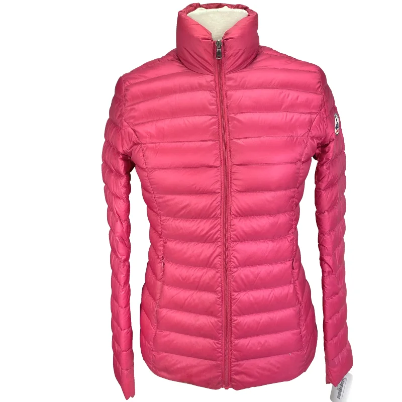 JOTT Cha Jacket in Cherry Pink - Women's Small Knit Fabric Woven Fabric Fleece Fabric JOTT Cha Jacket in Cherry Pink - Women's Small Knit Fabric Woven Fabric Fleece Fabric