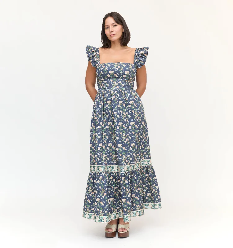 The Pippa Dress - Navy Bluebonnet