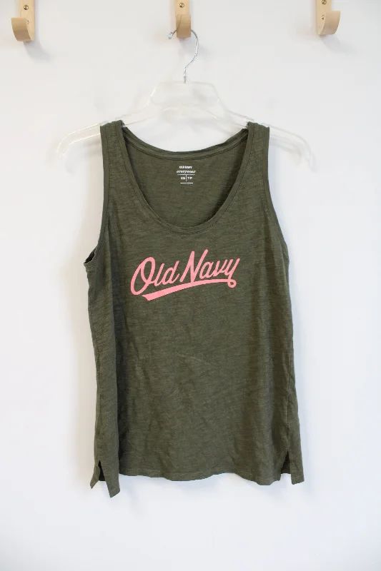 Old Navy Everywear Olive Green Tank Top | XS coral tank top