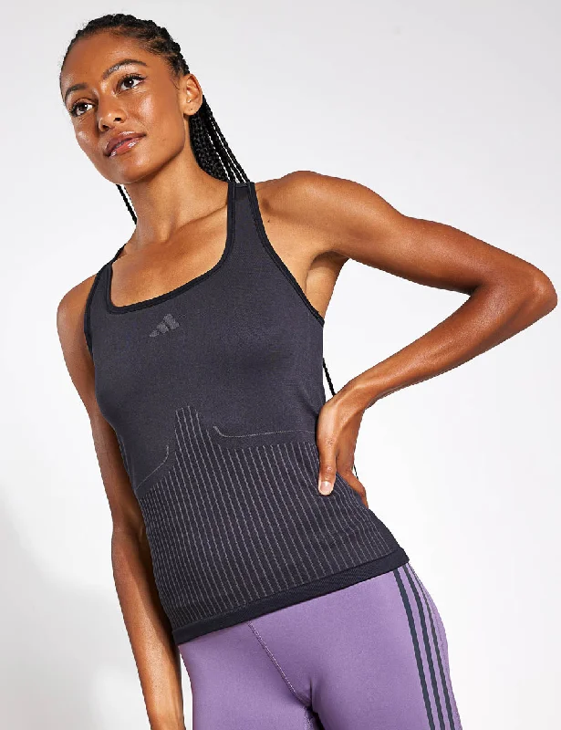 AEROKNIT Tank Top - Black/Grey Six adorable tank top