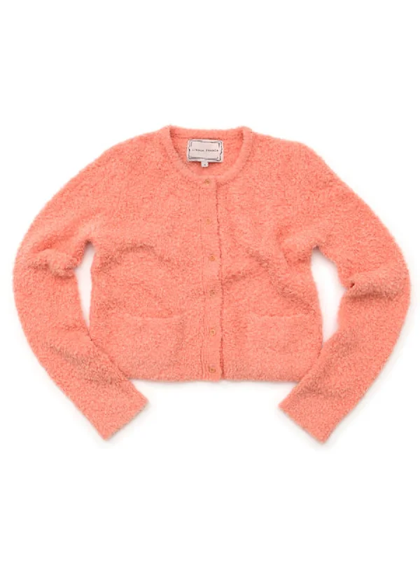 Custom Nala Cardigan Faux Fur Fabric Real Fur Fabric Shearling Fabric