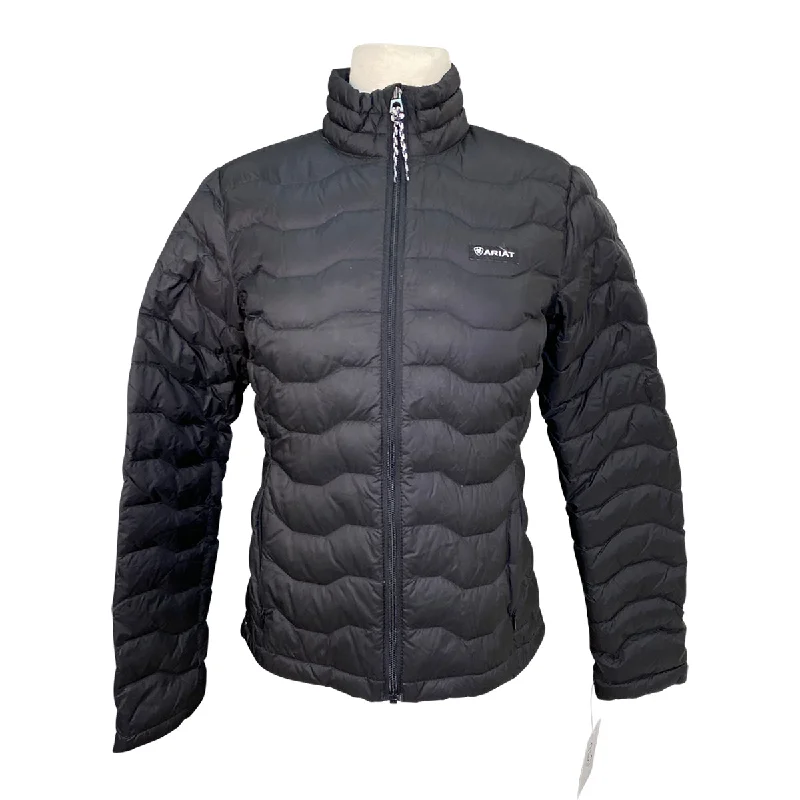 Ariat 'Ideal 3.0' Down Jacket in Black - Women's XS Front Pockets Side Pockets Patch Pockets Ariat 'Ideal 3.0' Down Jacket in Black - Women's XS Front Pockets Side Pockets Patch Pockets