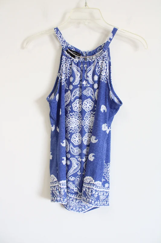International Concepts Blue Tank Top | S vibrant tank top