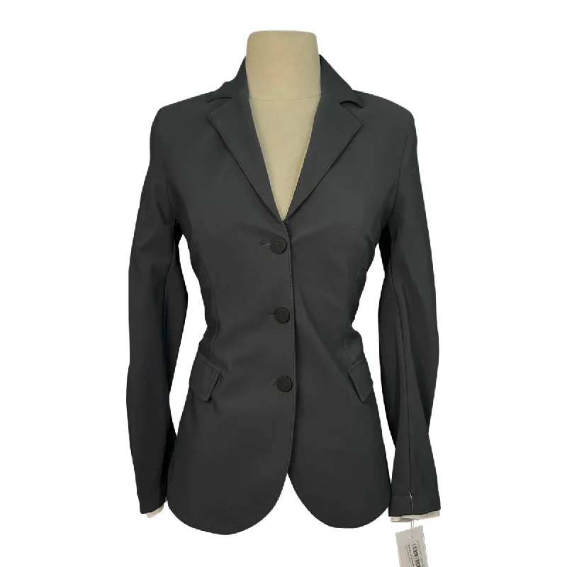 Cavalleria Toscana Women’s American Jersey Riding Jacket in Charcoal Grey - Women's IT 38 (US 6) Bomber Jacket Anorak Windbreaker Cavalleria Toscana Women’s American Jersey Riding Jacket in Charcoal Grey - Women's IT 38 (US 6) Bomber Jacket Anorak Windbreaker