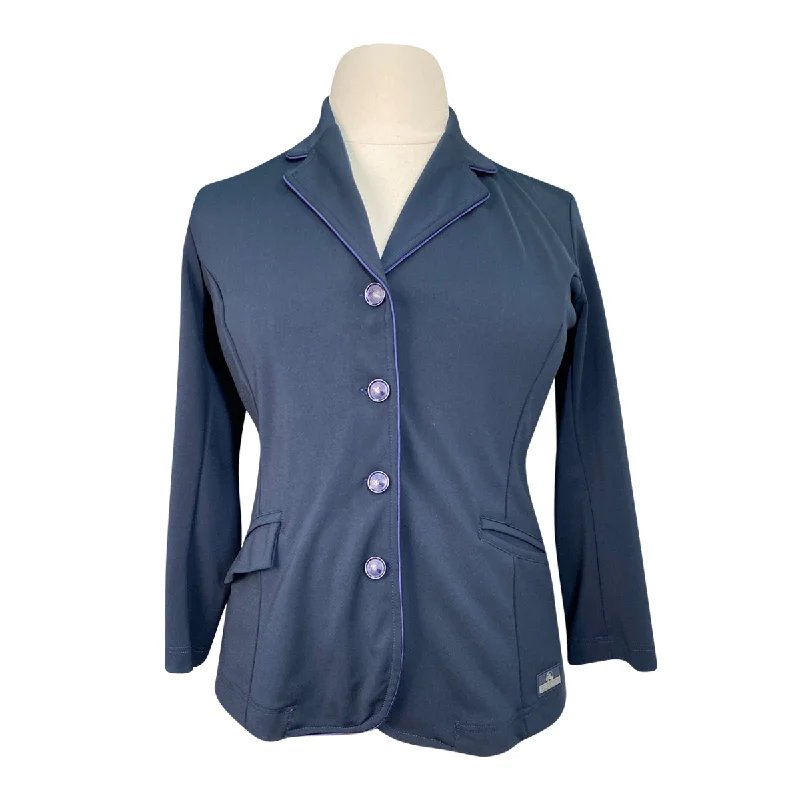 Grand Prix 'Quinn' Show Jacket in Navy - Women's 18R (US 14) Satin Jacket Silk Jacket Chiffon Jacket Grand Prix 'Quinn' Show Jacket in Navy - Women's 18R (US 14) Satin Jacket Silk Jacket Chiffon Jacket