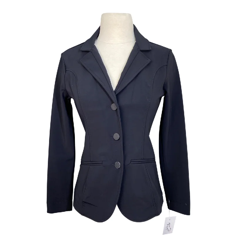 Calverro 'The Perfect Show Jacket 2.0' Show Jacket in Black - Women's 0 Hooded Jacket Caped Jacket Shawl Collar Jacket Calverro 'The Perfect Show Jacket 2.0' Show Jacket in Black - Women's 0 Hooded Jacket Caped Jacket Shawl Collar Jacket