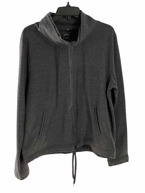 Central Park Size XL Gray Jacket Tailored Jacket Straight Jacket A-Line Jacket