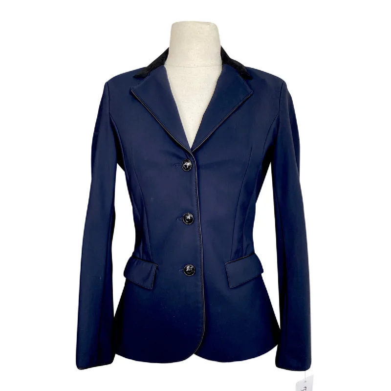 Cavalleria Toscana 'GP' Competition Jacket in Navy - Women's IT 40 (US 6) Boat Neck Shawl Collar Notched Collar Cavalleria Toscana 'GP' Competition Jacket in Navy - Women's IT 40 (US 6) Boat Neck Shawl Collar Notched Collar