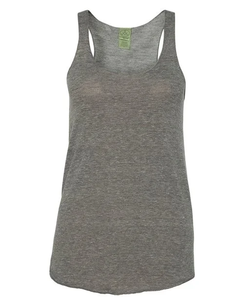 Alternative - Women's Meegs Eco-Jersey Racerback Tank - 1927e1 Eco Gray navy tank top