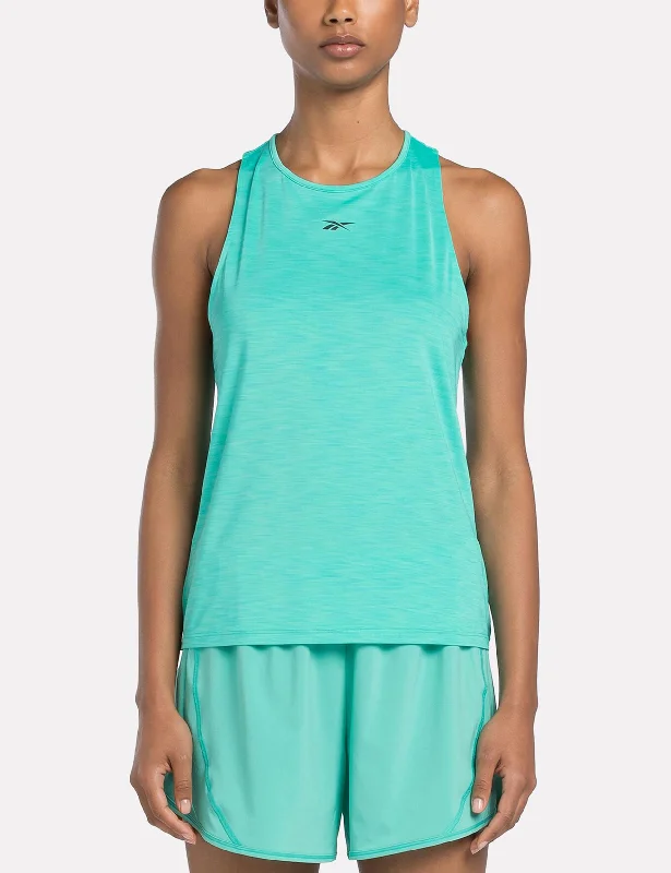 Reebok Chill Athletic Tank Top - Unleashed Green activewear tank top
