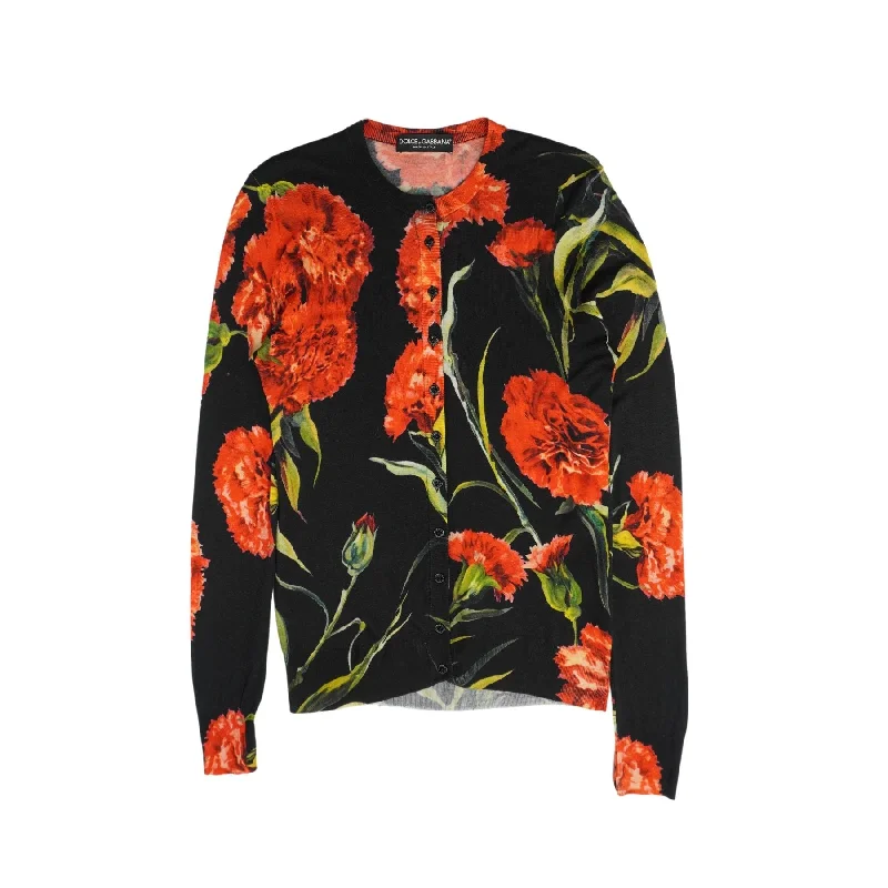 Dolce & Gabbana Cardigan - Women's M Lace Blend Ribbed Blend Corduroy Blend
