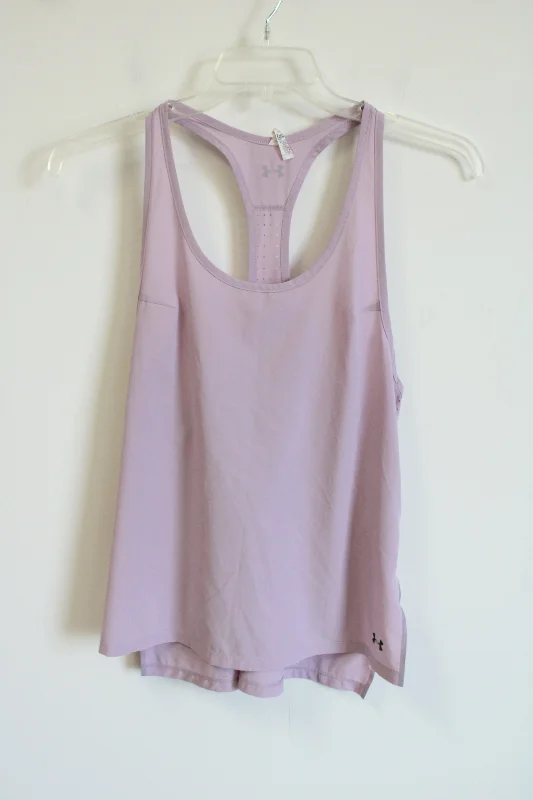 Under Armour HeatGear Lavender Blue Tank | S white tank top