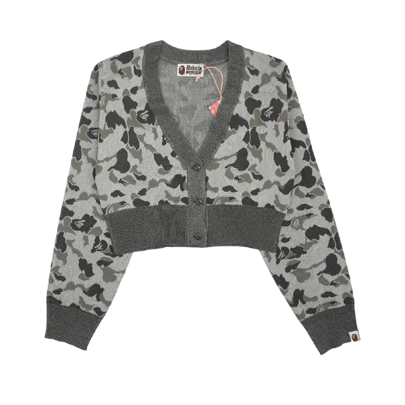 BAPE Cardigan - Women's O/S Jersey Fabric Tulle Fabric Batik Fabric