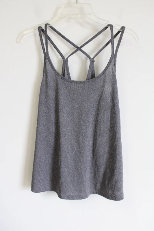 Old Navy Gray Athletic Tank | M gold tank top